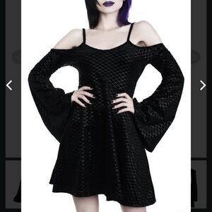 Killstar Black Sea Sorcerers Dress Medium
